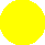 Solid yellow circle